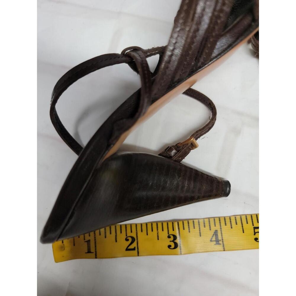 Prada Shoes Made In Italy 37.5/US 7.5 COLOR DARK BROWN - Picture 8 of 10